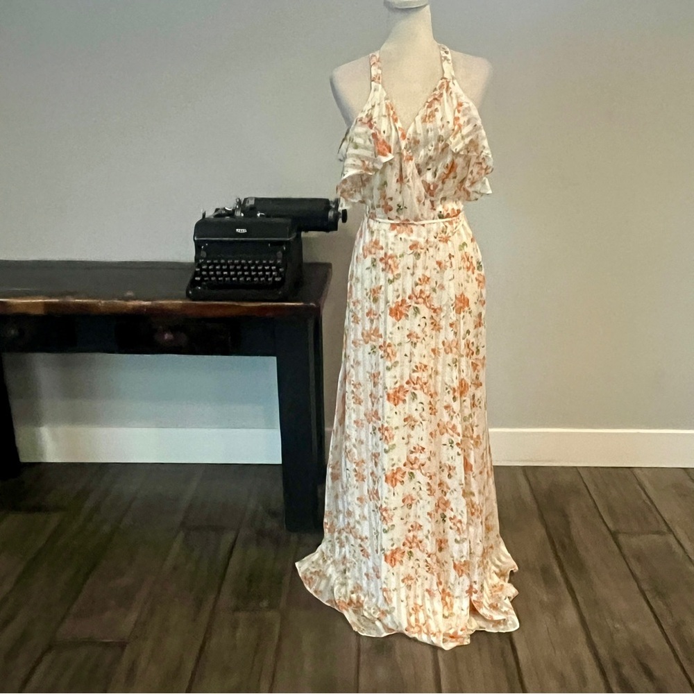 Privacy Please Acme Floral Wrap Dress - Size Medium